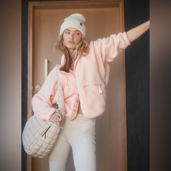 Free People Hit The Slopes Fleece Jacket - Picture 2 of 5